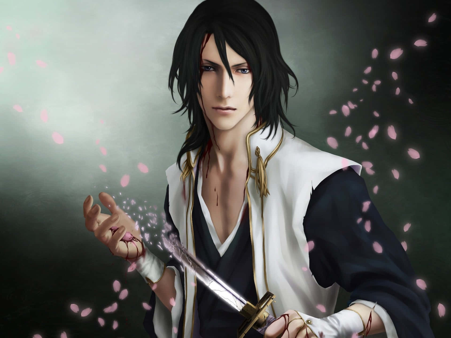 Byakuya Kuchiki, Leader Of The Soul Society Wallpaper