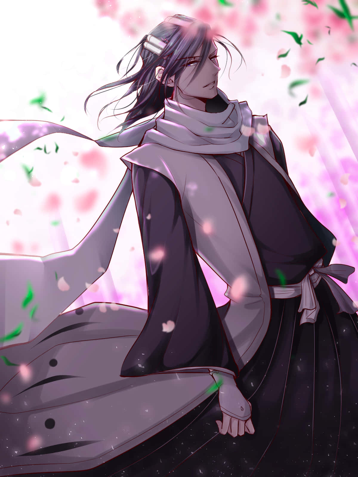 Byakuya Kuchiki, Of The Noble Kuchiki Clan In The Anime Series 