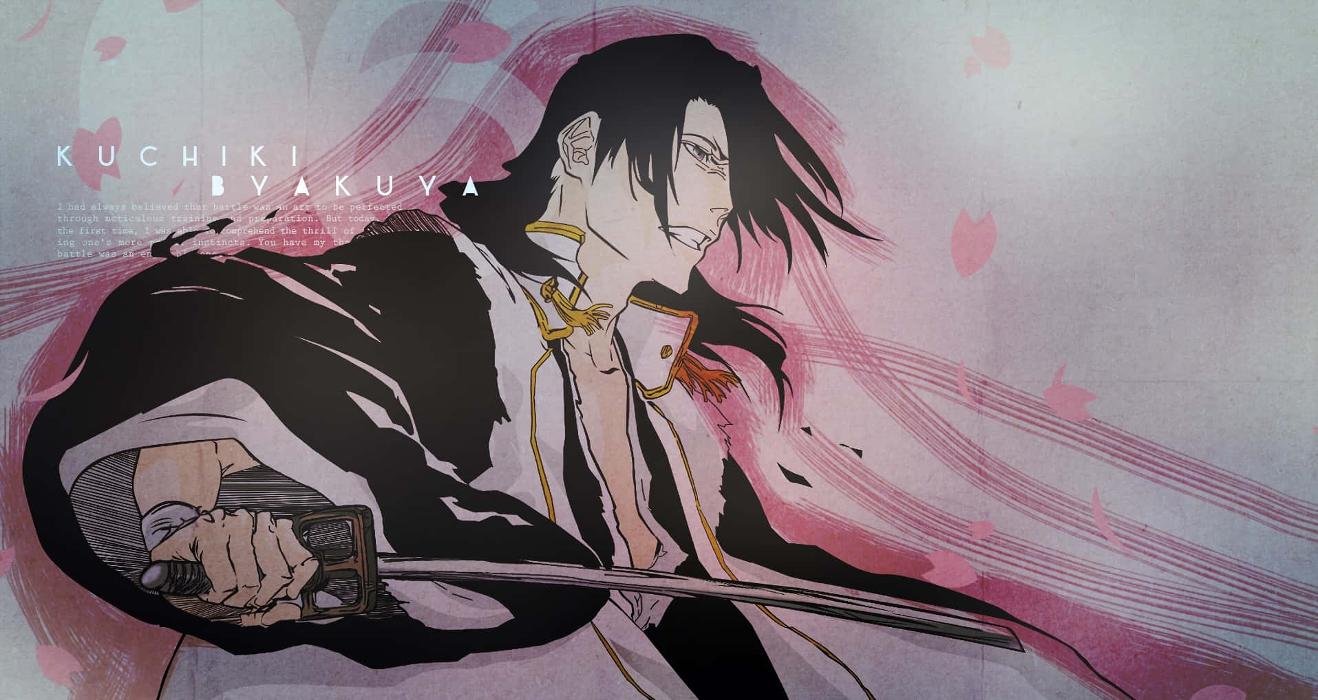 Byakuya Kuchiki Of The Soul Society Wallpaper