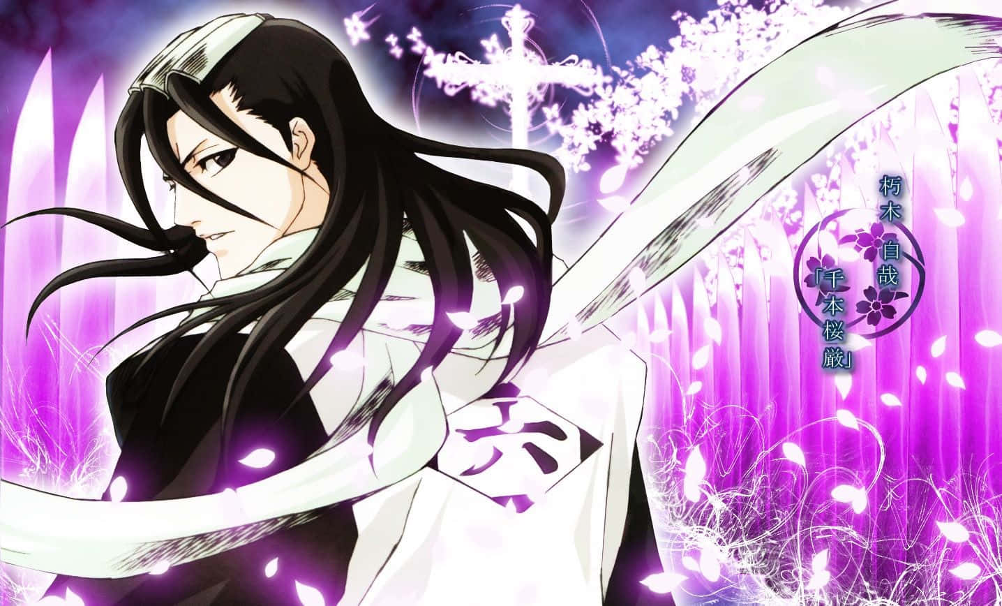 “byakuya Kuchiki - Protector Of Soul Society” Wallpaper