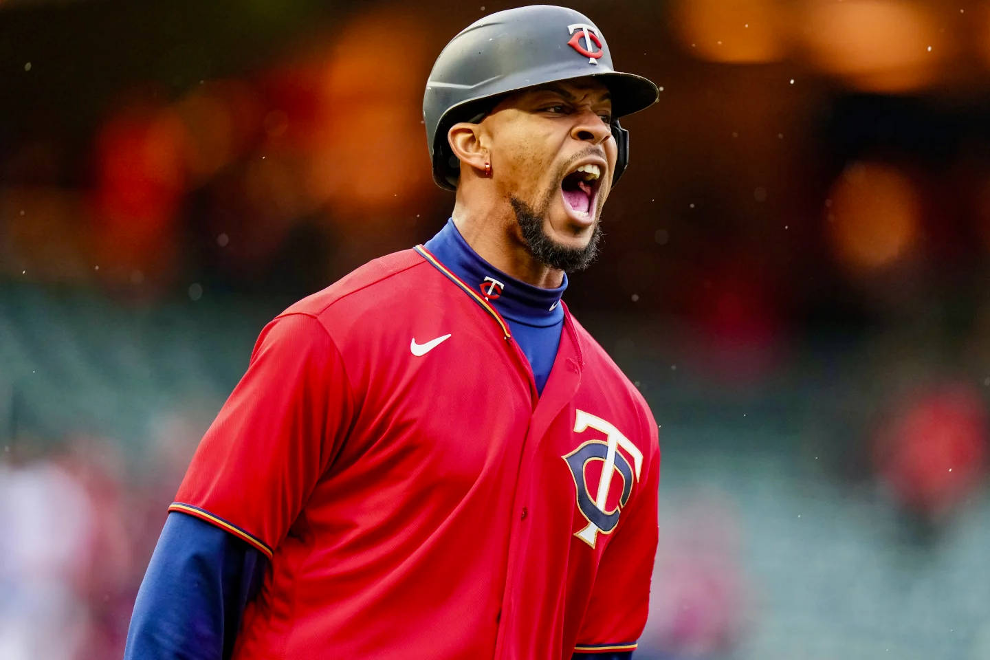 Byron Buxton - Intense Baseball Game In The Rain Wallpaper