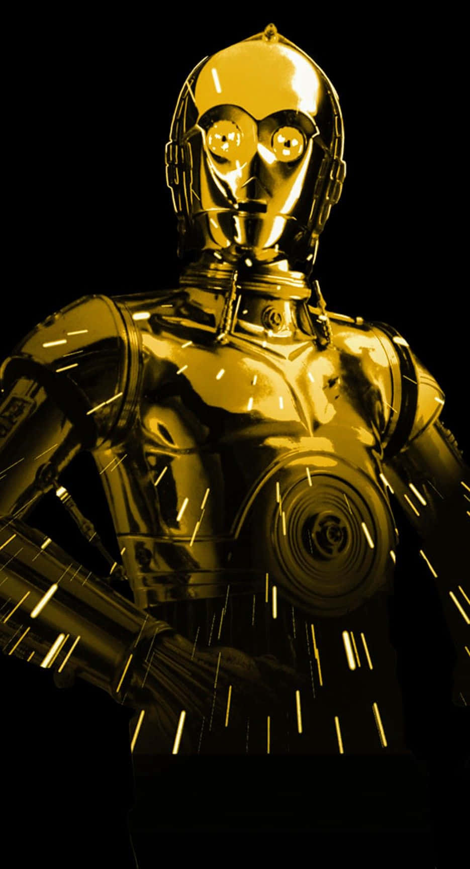 C-3po, The Iconic Golden Droid From Star Wars Wallpaper