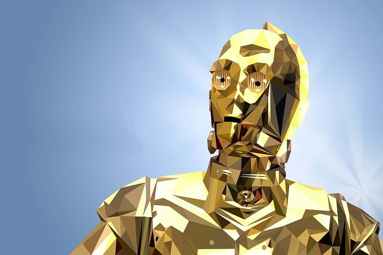 C-3po: The Iconic Protocol Droid Wallpaper