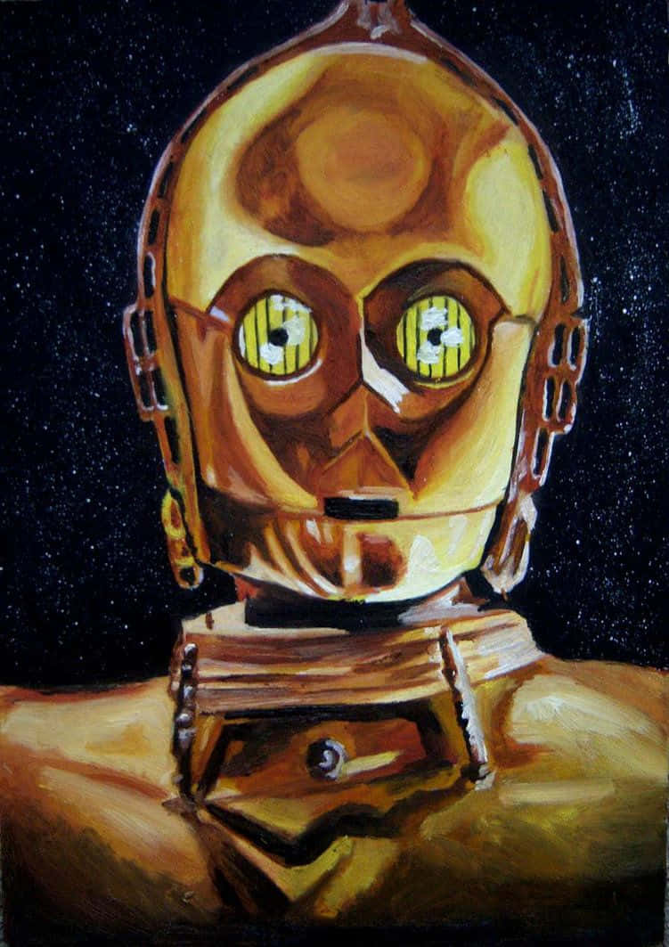 C-3po - The Iconic Protocol Droid From Star Wars Wallpaper