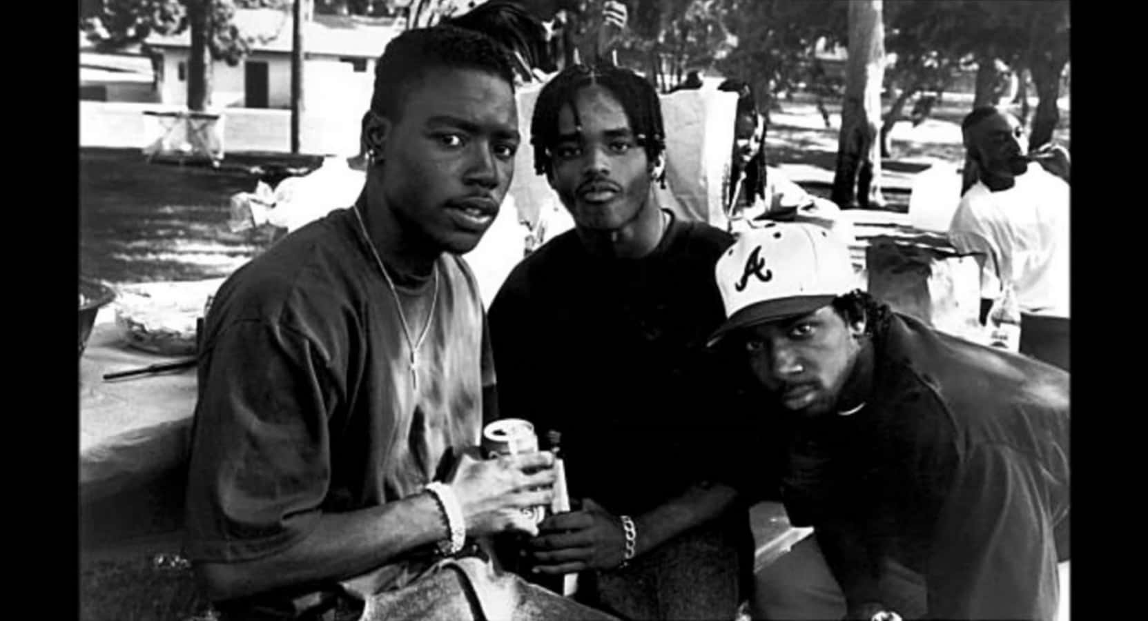 Caine And His Crew In Menace Ii Society Wallpaper