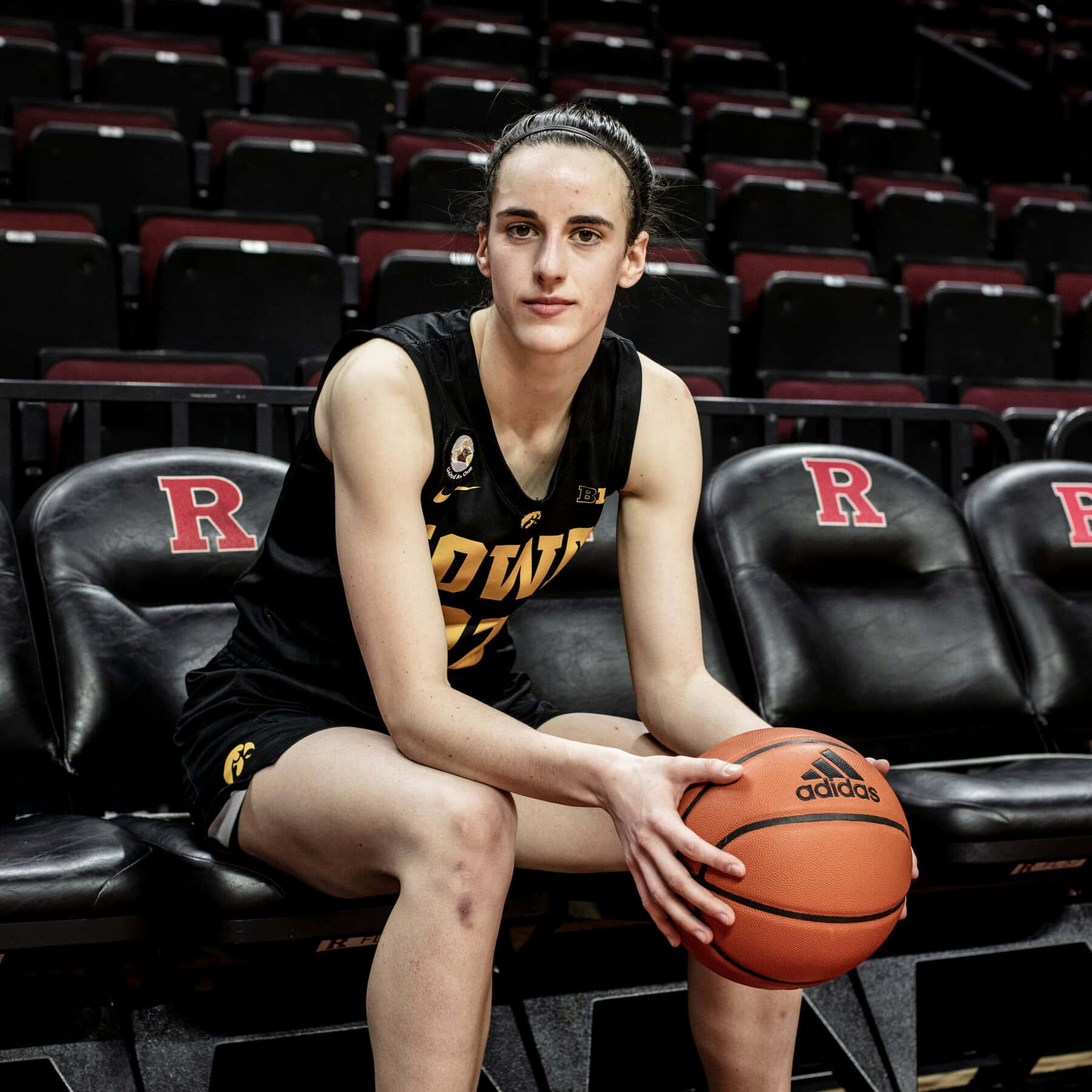 Caitlin Clark Iowa Basketball Portrait Wallpaper