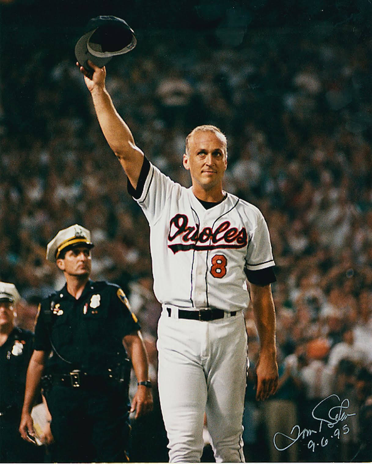 Cal Ripken Jr Number Eight Jersey Wallpaper