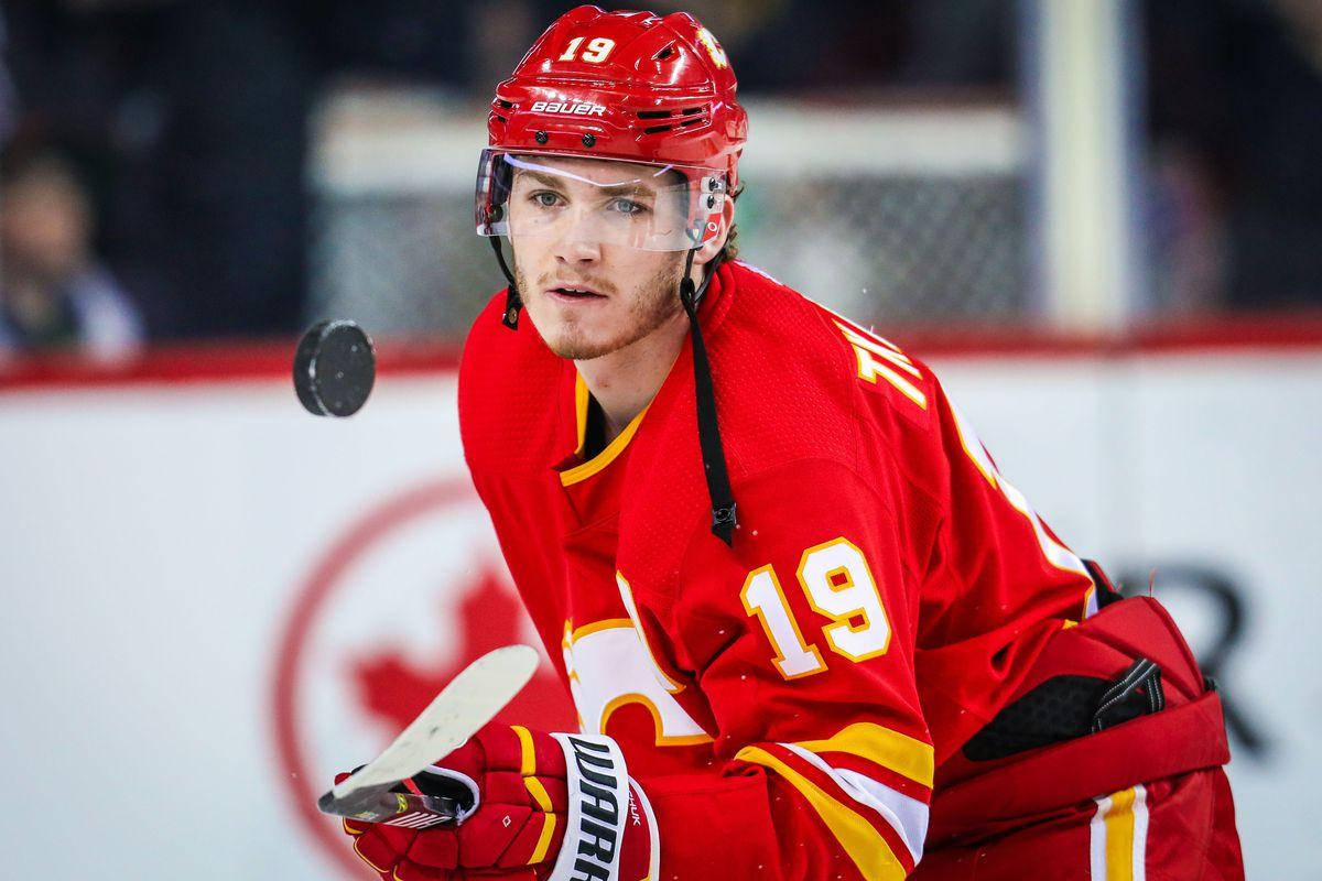 Calgary Flames Jersey Matthew Tkachuk Nhl Game Wallpaper