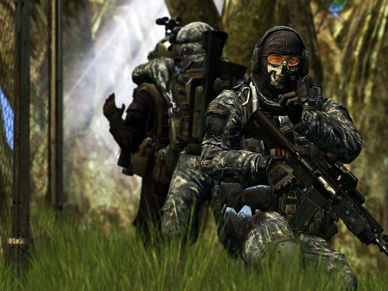 Call Of Duty Soldiers In Action Wallpaper