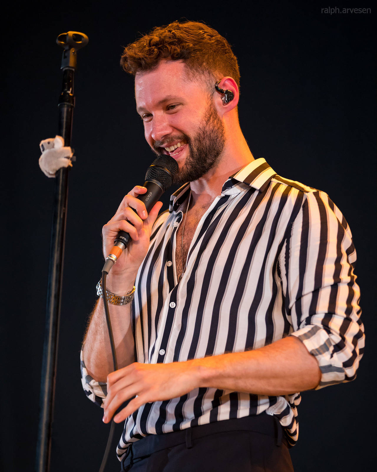 Calum Scott Concert Performance Wallpaper