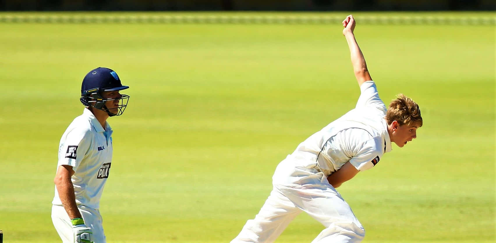 Cameron Green In Action On The Cricket Field Wallpaper