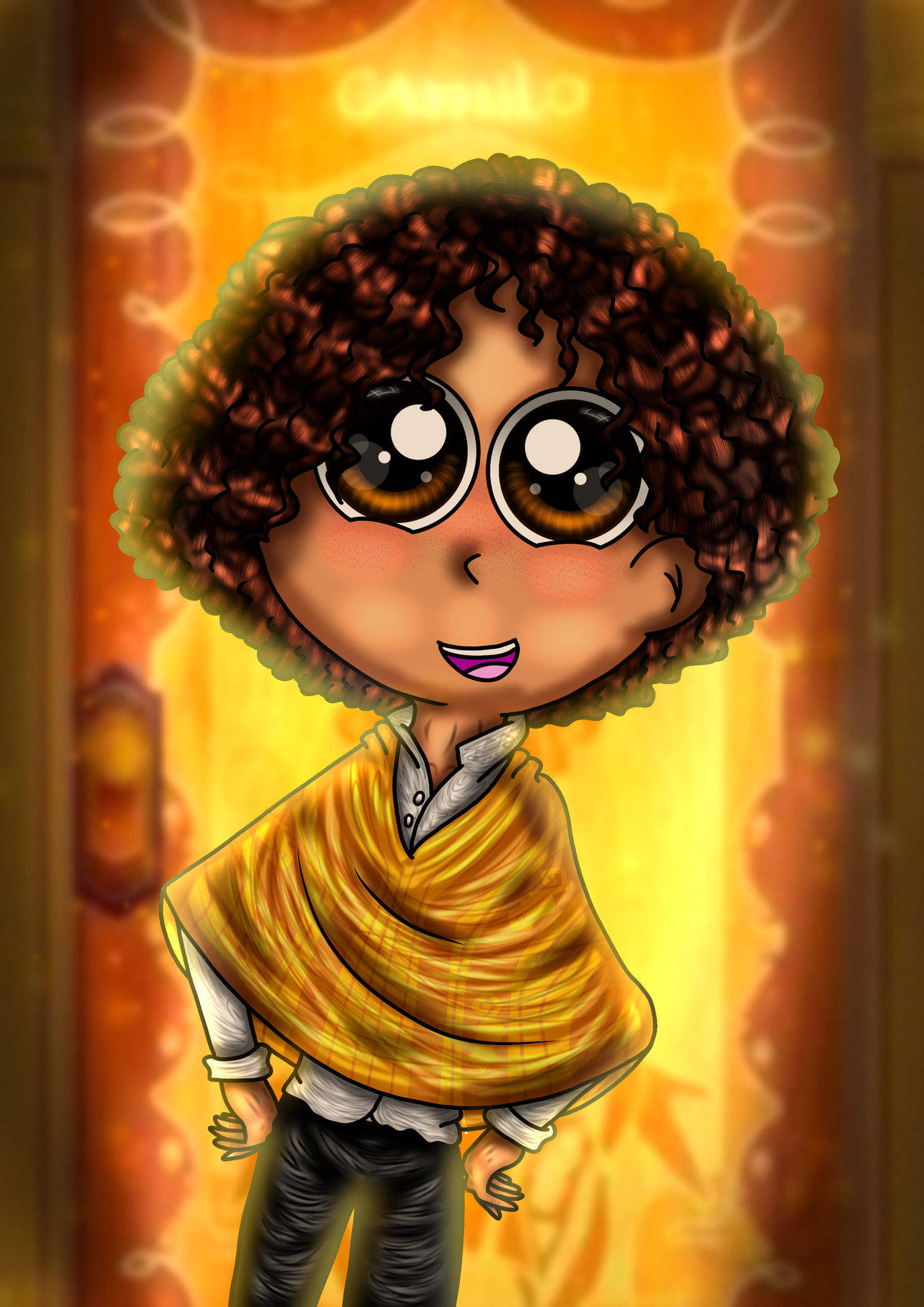 Camilo Madrigal Chibi Character Wallpaper