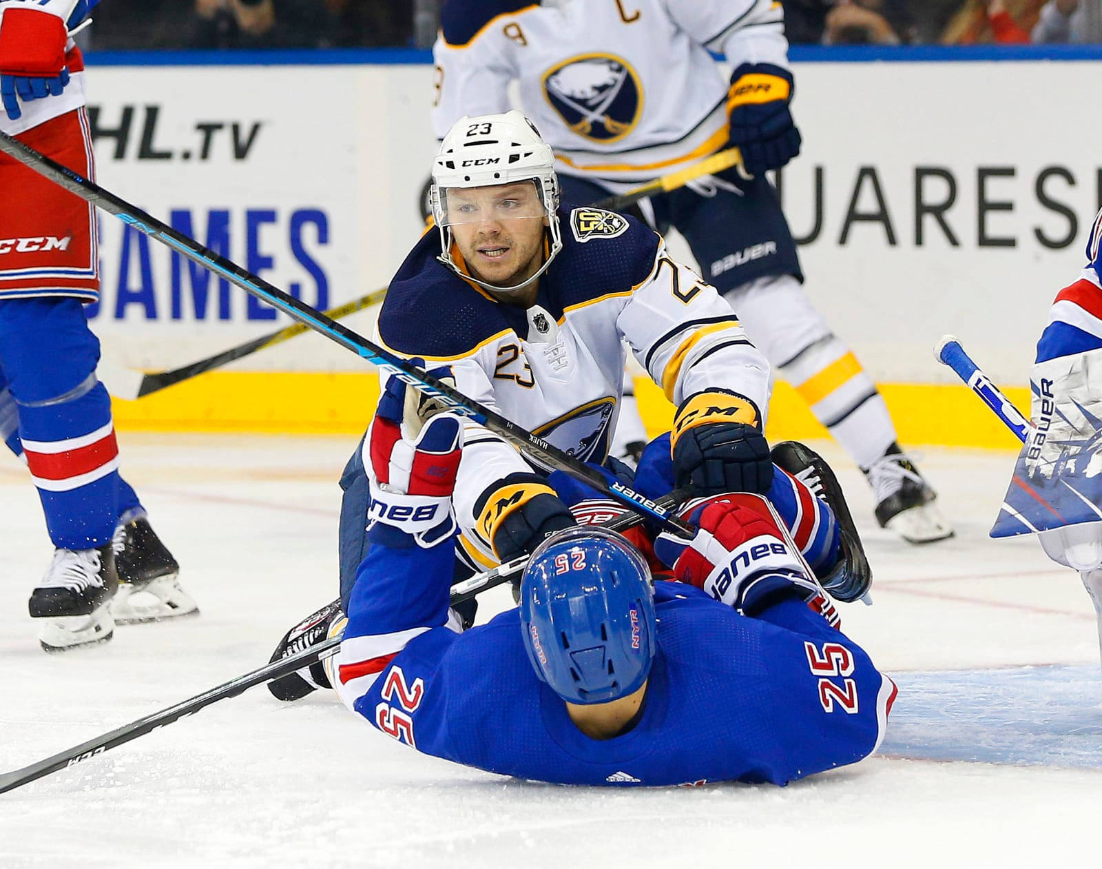 Canadian Ice Hockey Player Sam Reinhart Candid Angle Shot Wallpaper