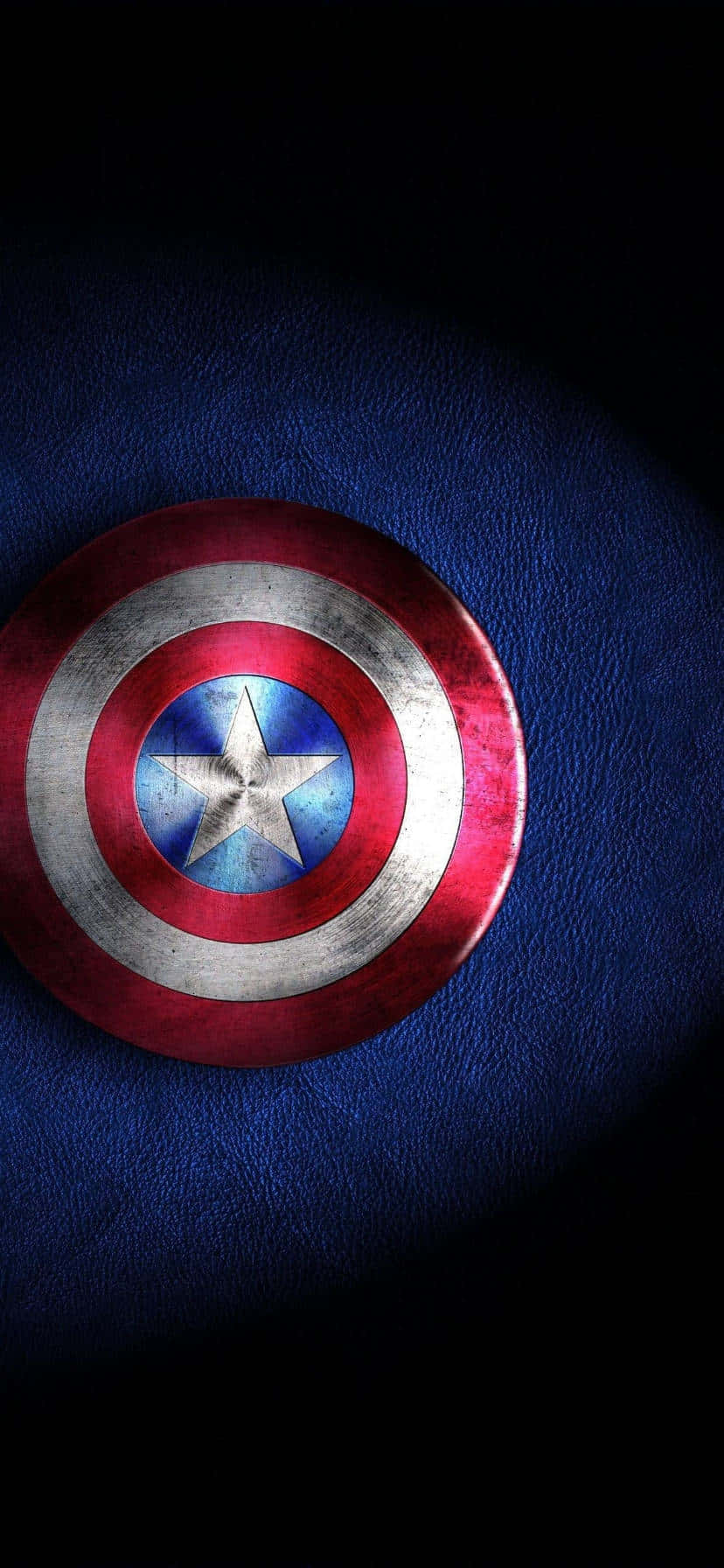 Captain America Shield Dark Background Wallpaper