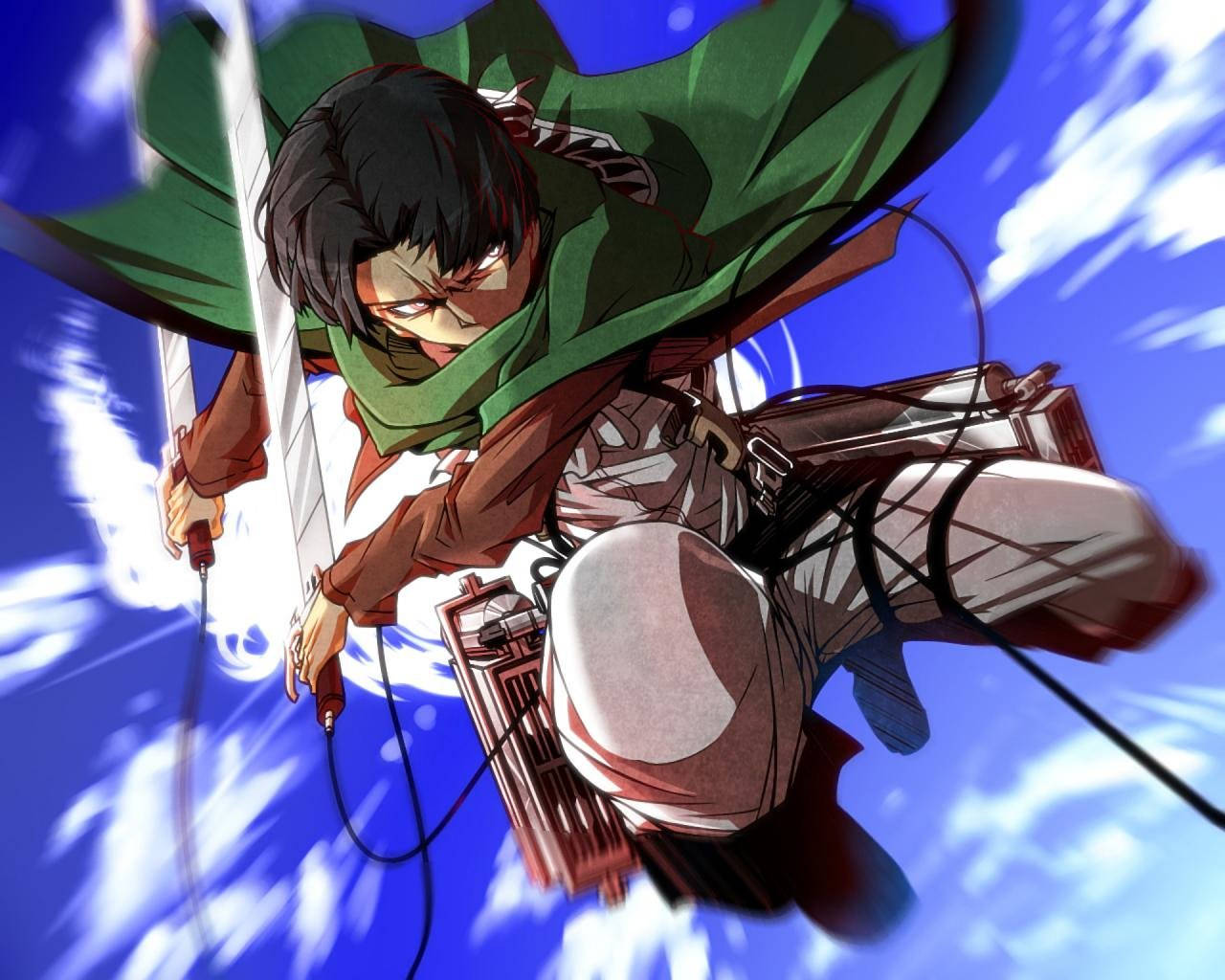 Captain Levi Ackerman From Attack On Titan Wallpaper