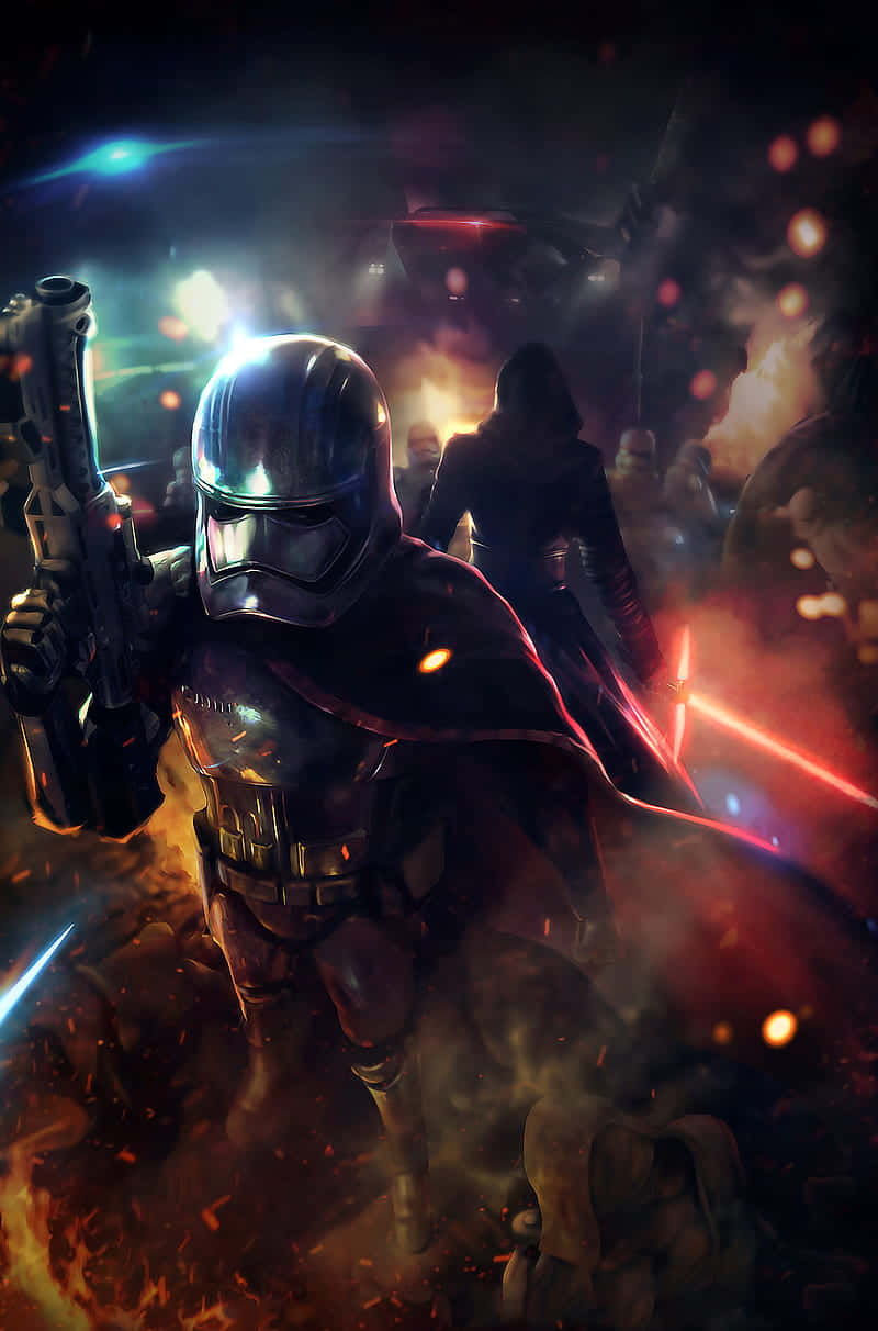 Captain Phasma - The Enigmatic Stormtrooper Commander Wallpaper