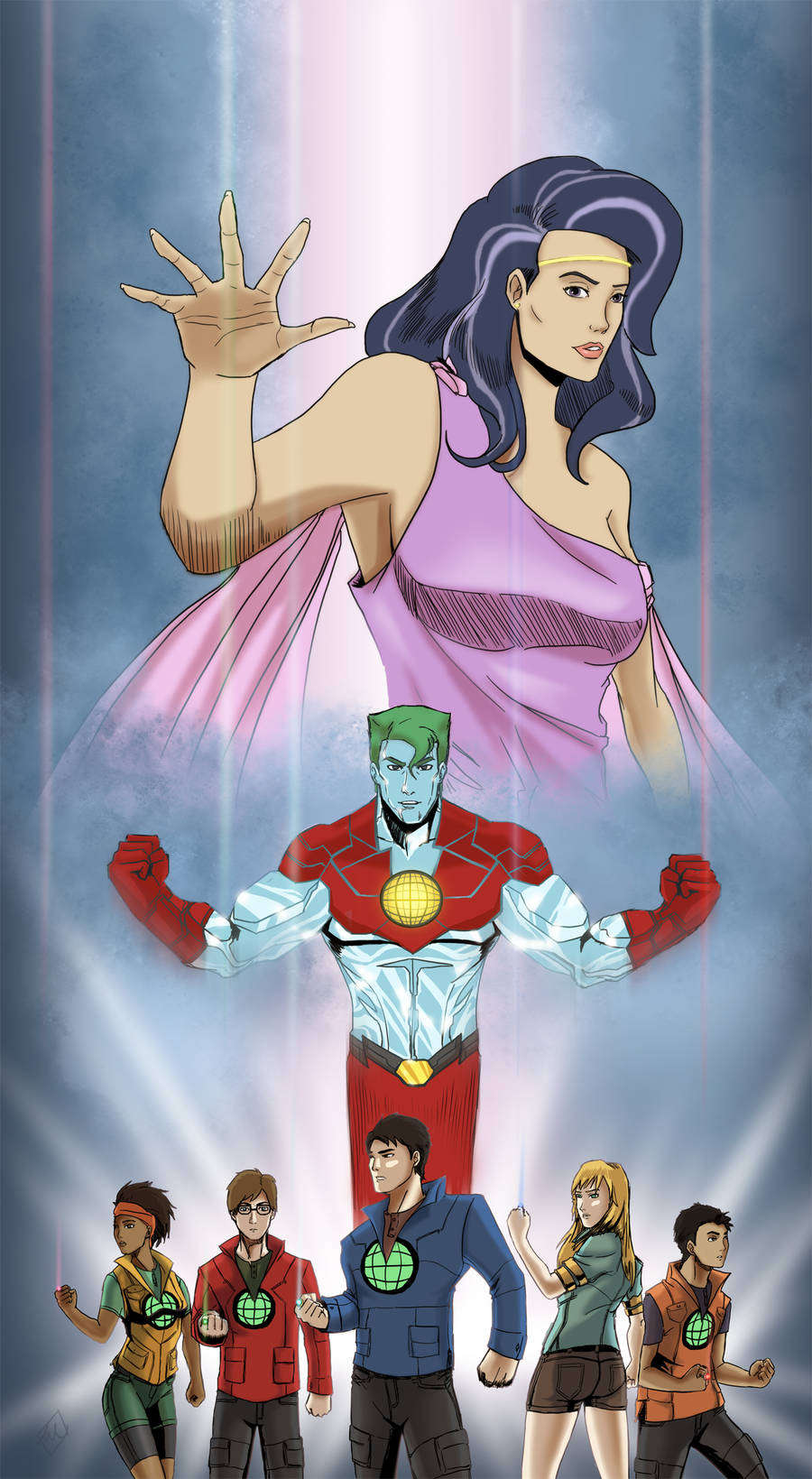 Captain Planet Digital Illustration Wallpaper