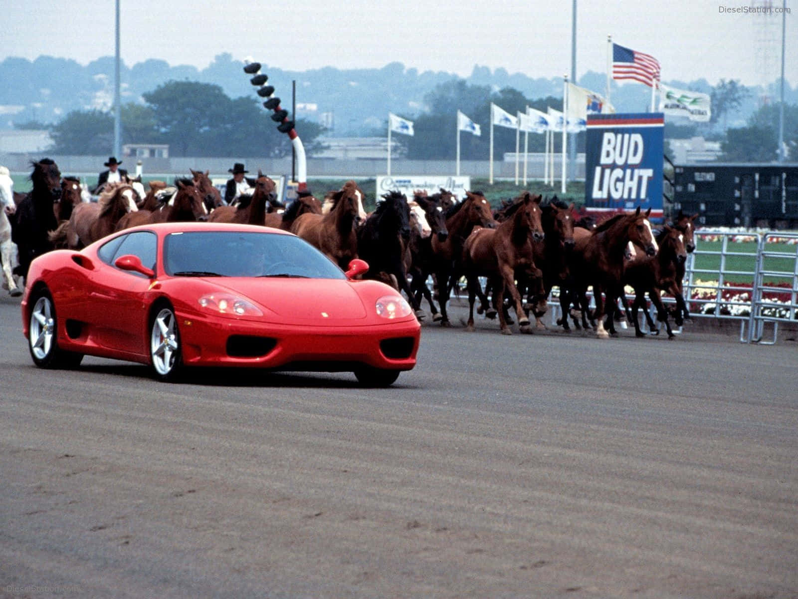 Caption: A Sleek Ferrari 360 Modena In Action Wallpaper