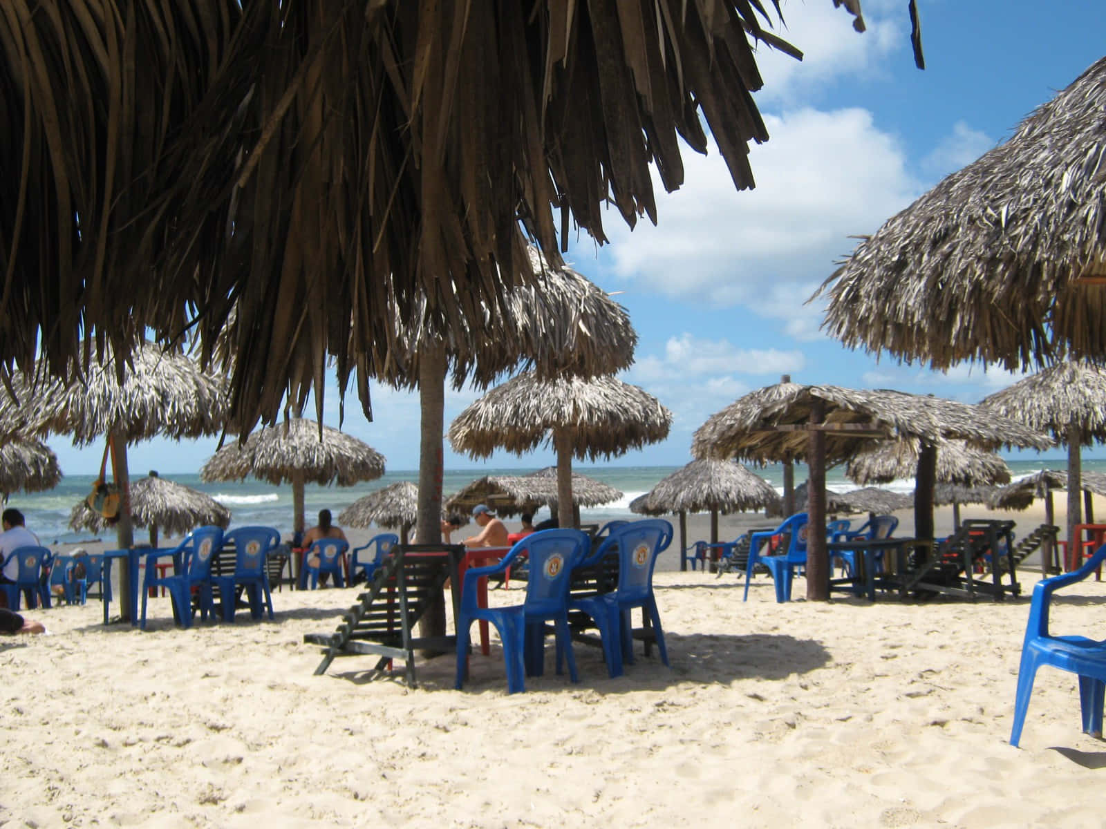 Caption: A Stunning Day At Brazil's Tropical Beach Wallpaper