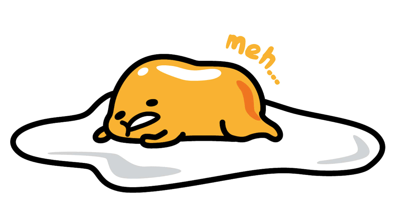 Caption: Adorable Immense Gudetama Brings Laughter Wallpaper