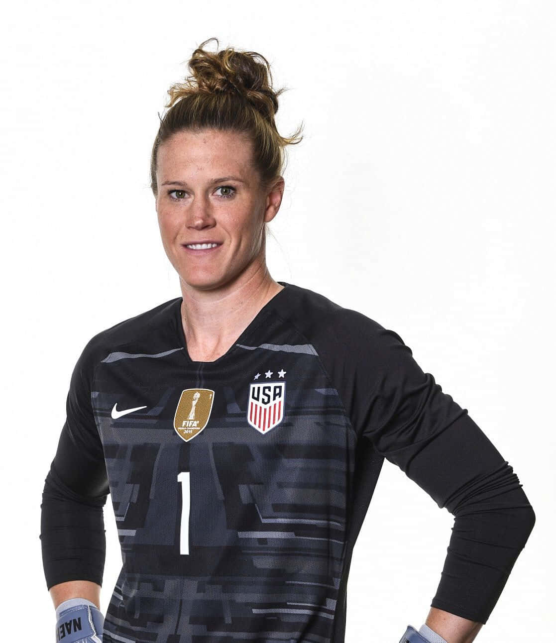 Caption: Alyssa Naeher In Action, Shutting Down Attacks Wallpaper