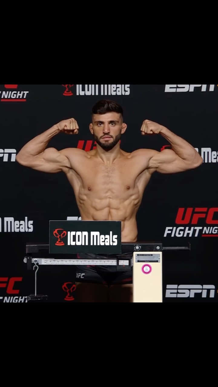 Caption: Arman Tsarukyan Focused And Ready At Pre-bout Weigh-in. Wallpaper