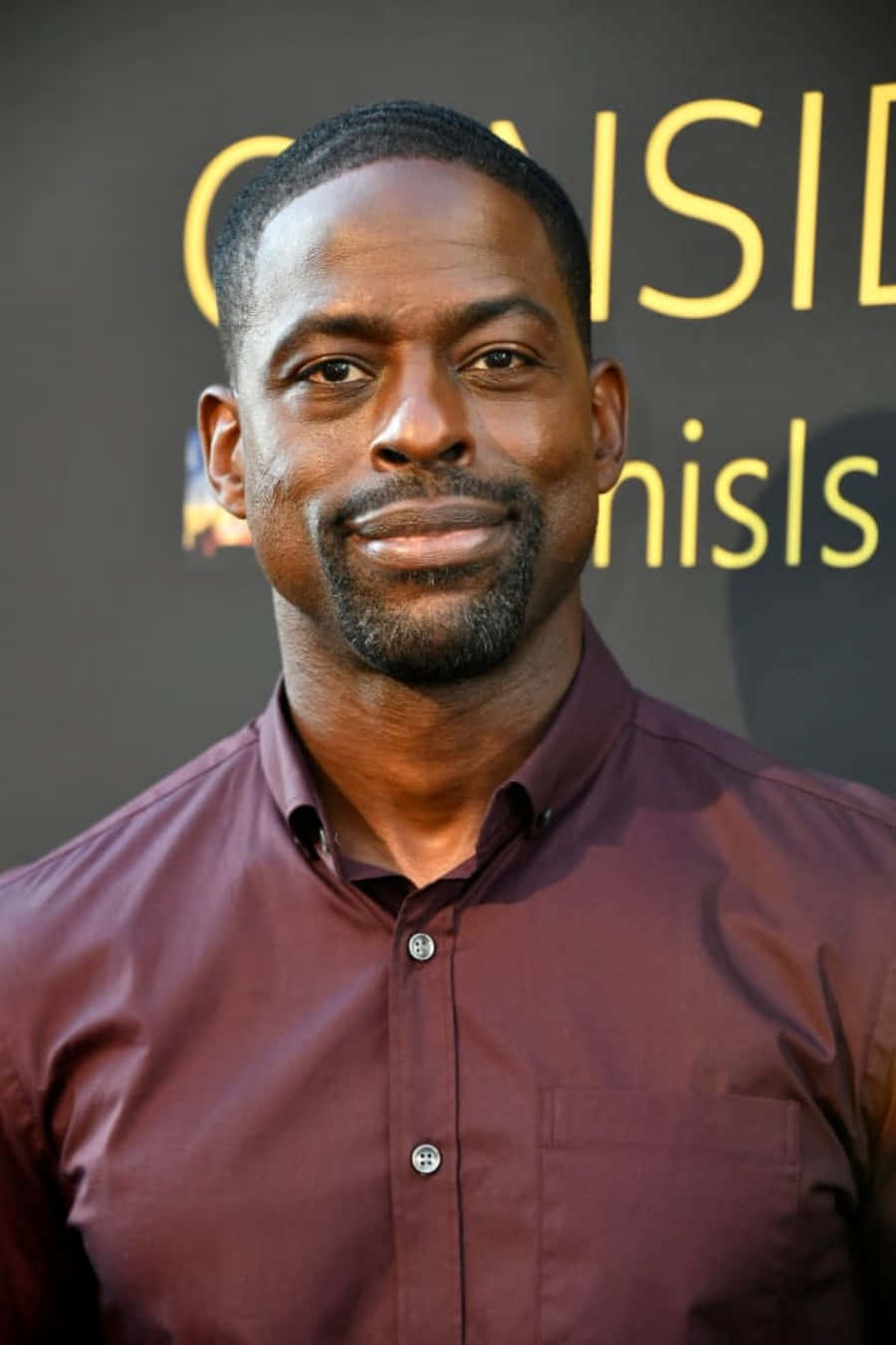 Caption: Award-winning Actor Sterling K. Brown In A Stylish Suit. Wallpaper