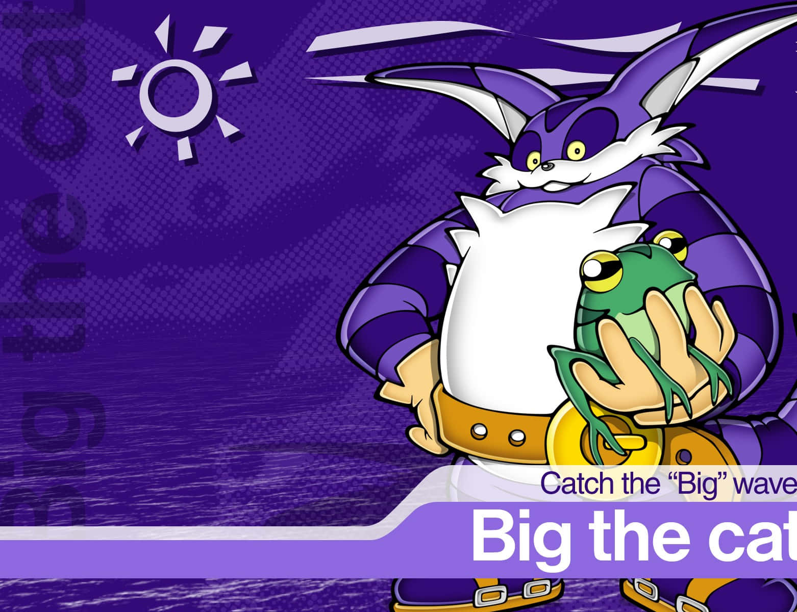 Caption: Big The Cat In The Mystic Ruins Wallpaper