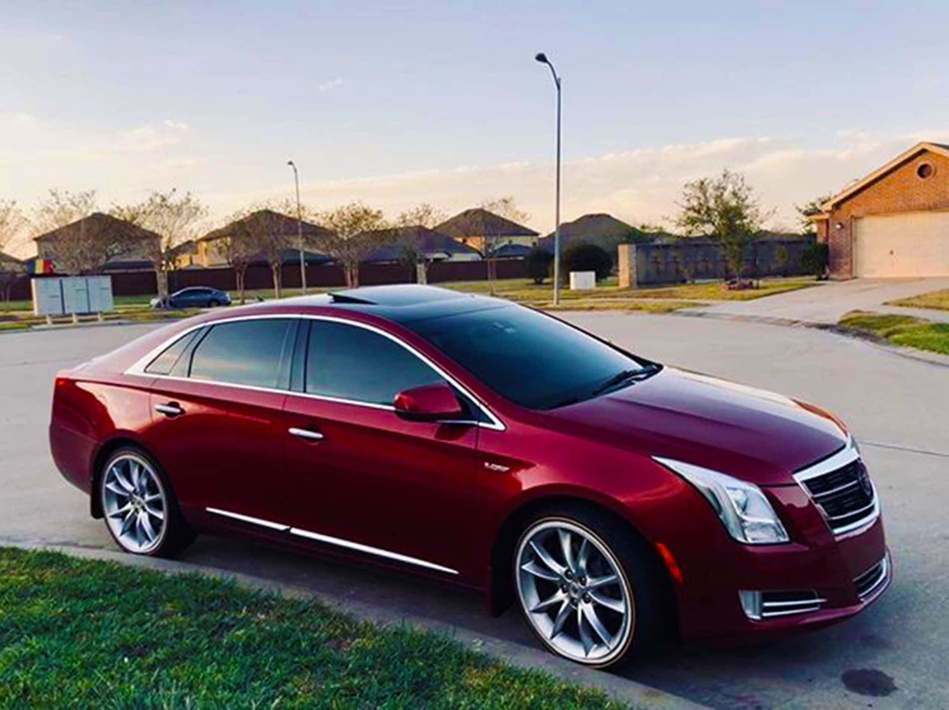 Caption: Cadillac Xts: Luxury Meets Performance Wallpaper