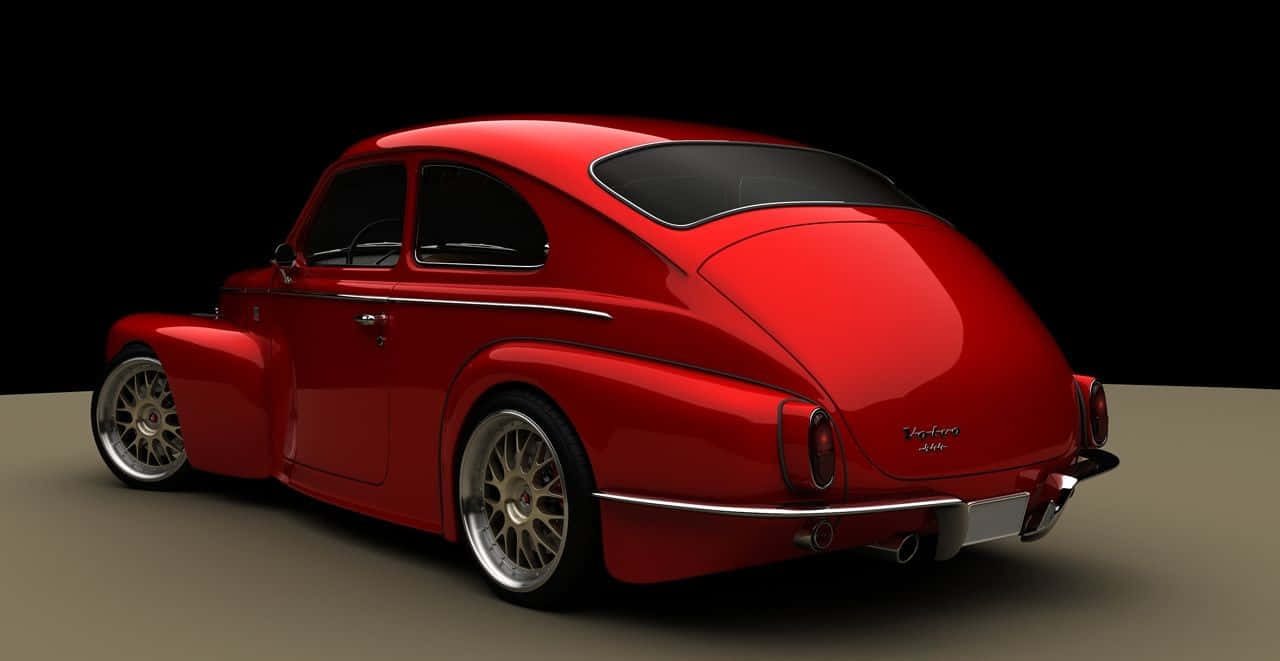 Caption: Classic Volvo Pv544 In Pristine Condition Wallpaper