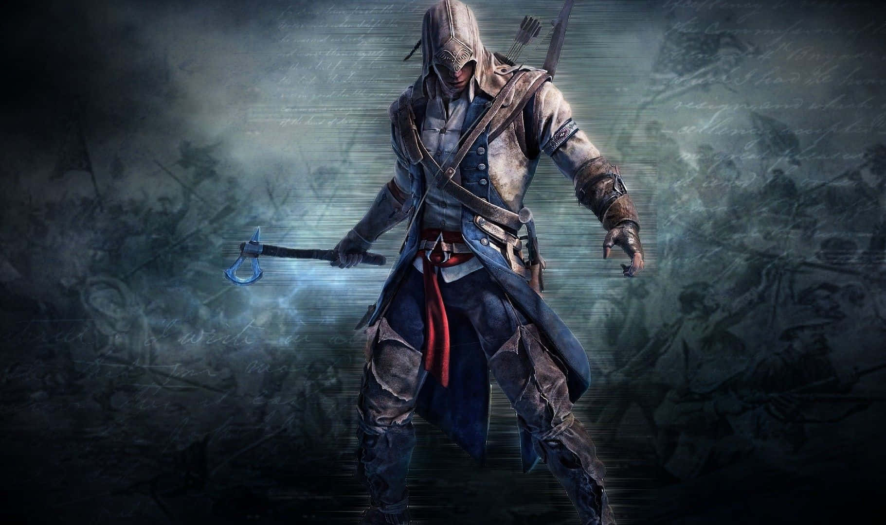 Caption: Connor Kenway - Fighting In The Wilderness Wallpaper