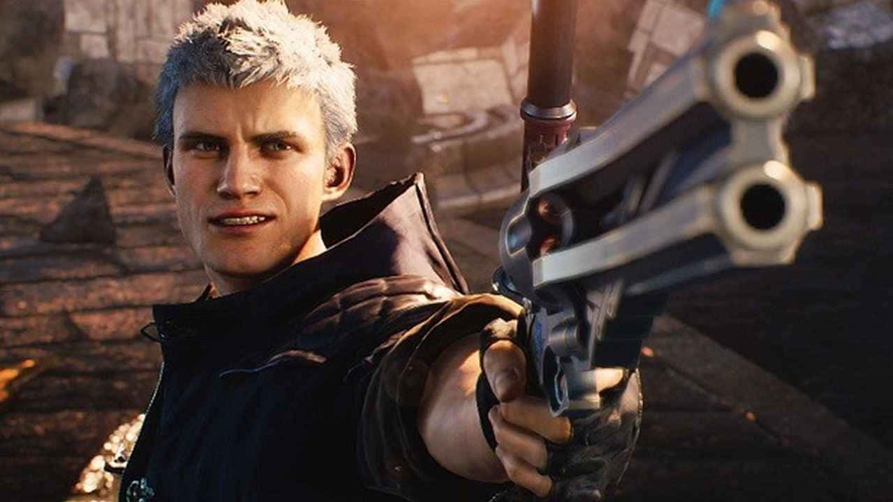 Caption: Devil May Cry Characters In Action Wallpaper