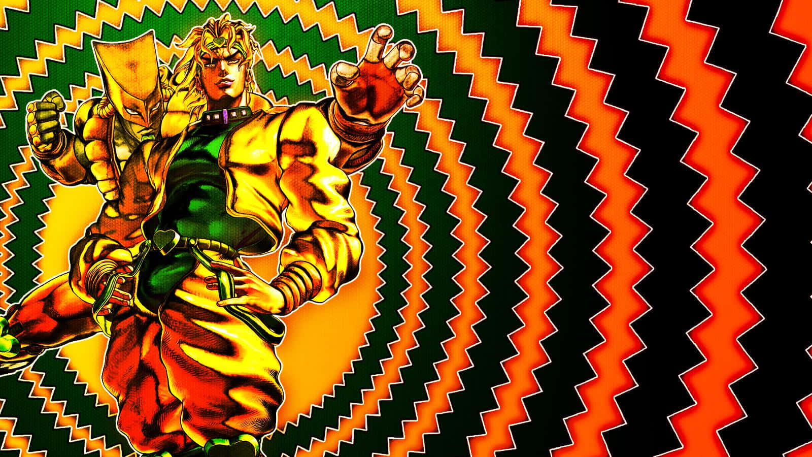 Caption: Dio Brando Showcasing His Confidence And Power Wallpaper