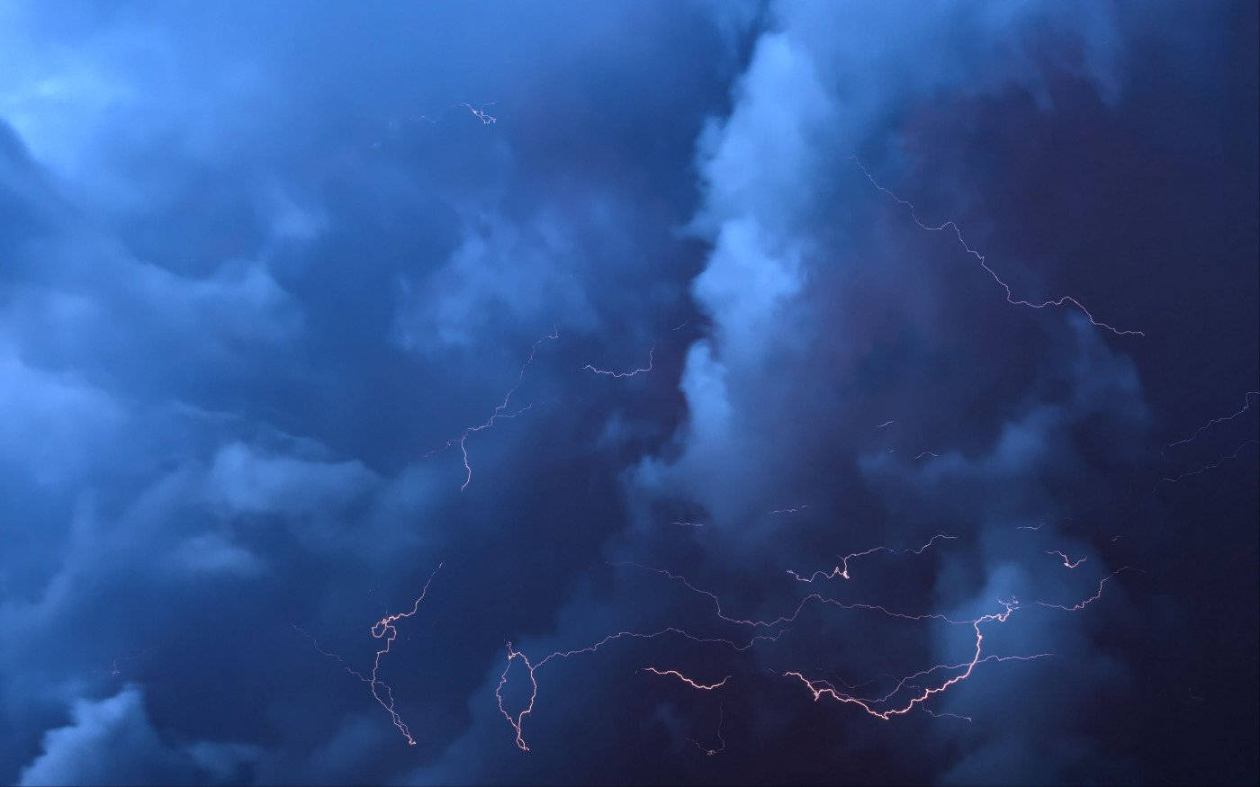 Caption: Enthralling Explosion Of Thunderstorm Wallpaper