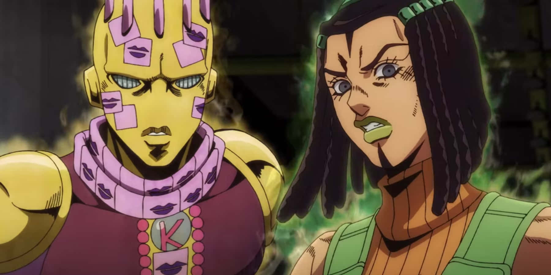 Caption: Ermes Costello From Jojo's Bizarre Adventure Wallpaper