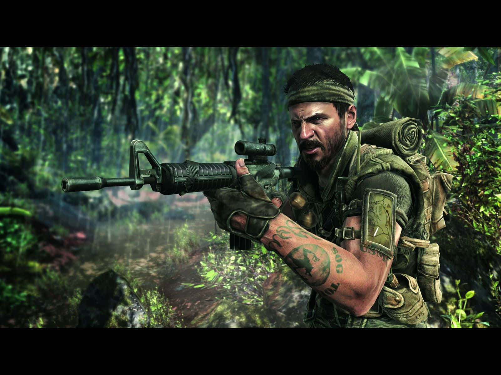 Caption: Frank Woods, The Legendary Call Of Duty Character Wallpaper