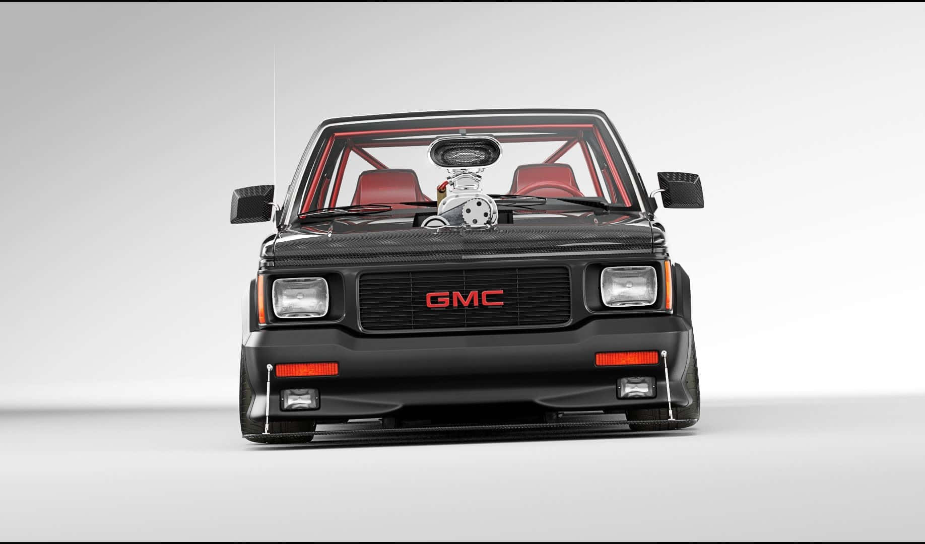 Caption: Gmc Syclone - The Ultimate Performance Truck Wallpaper