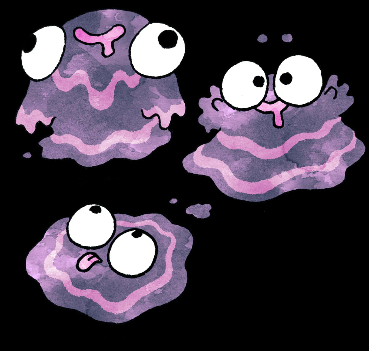 Caption: Grimer: The Sludge Pokemon In Its Natural Habitat Wallpaper