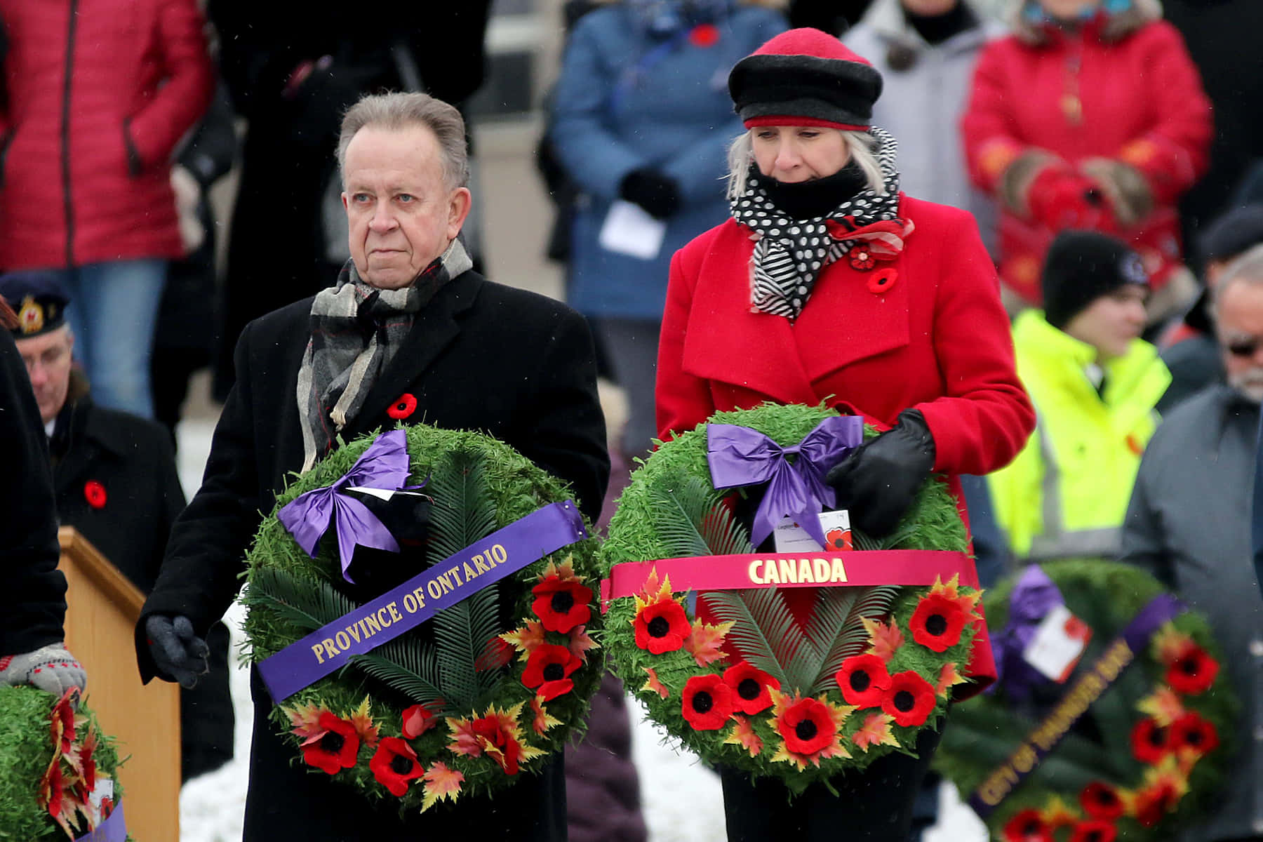 Caption: Honoring Heroes On Canada Remembrance Day Wallpaper