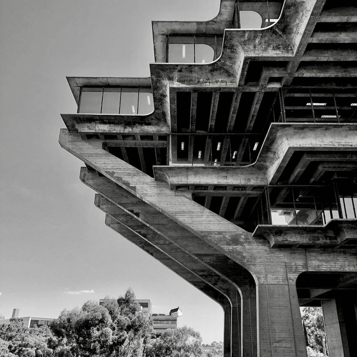 Caption: Iconic Geisel Library At The Heart Of San Diego Wallpaper