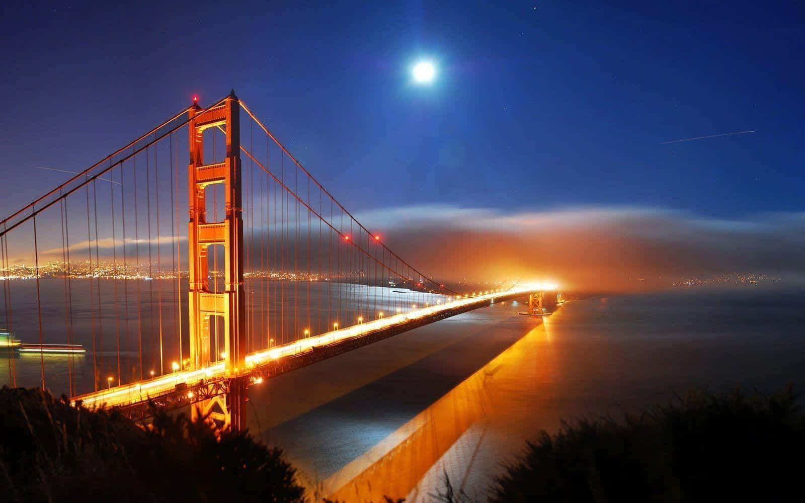 Caption: Iconic Historic Bridge In The Usa Wallpaper