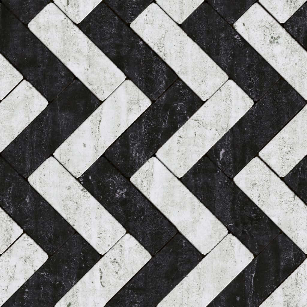 Caption: Intricate Black And White Texture Pattern Wallpaper