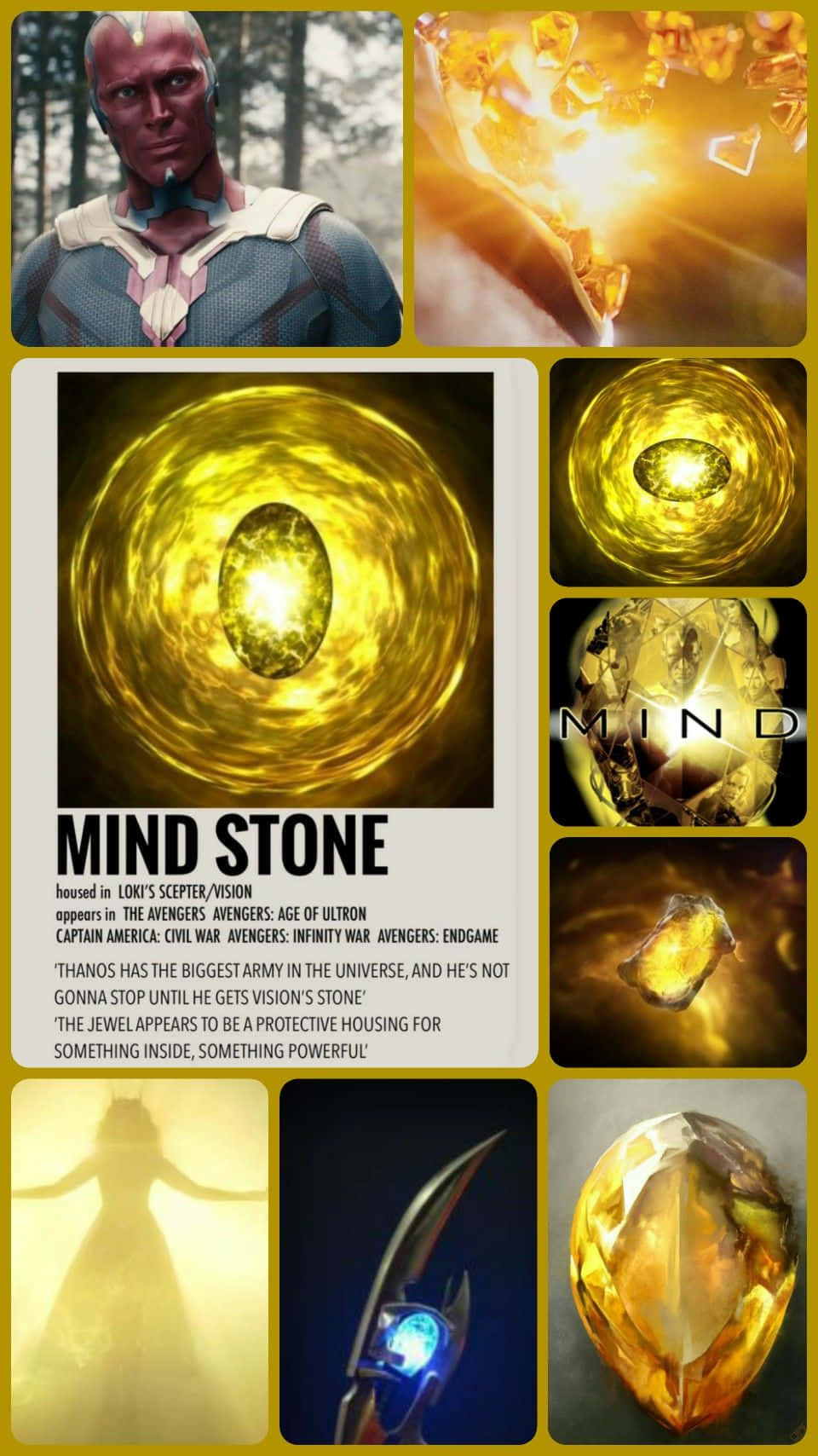 Caption: Intriguing Mind Stone Wallpaper Wallpaper