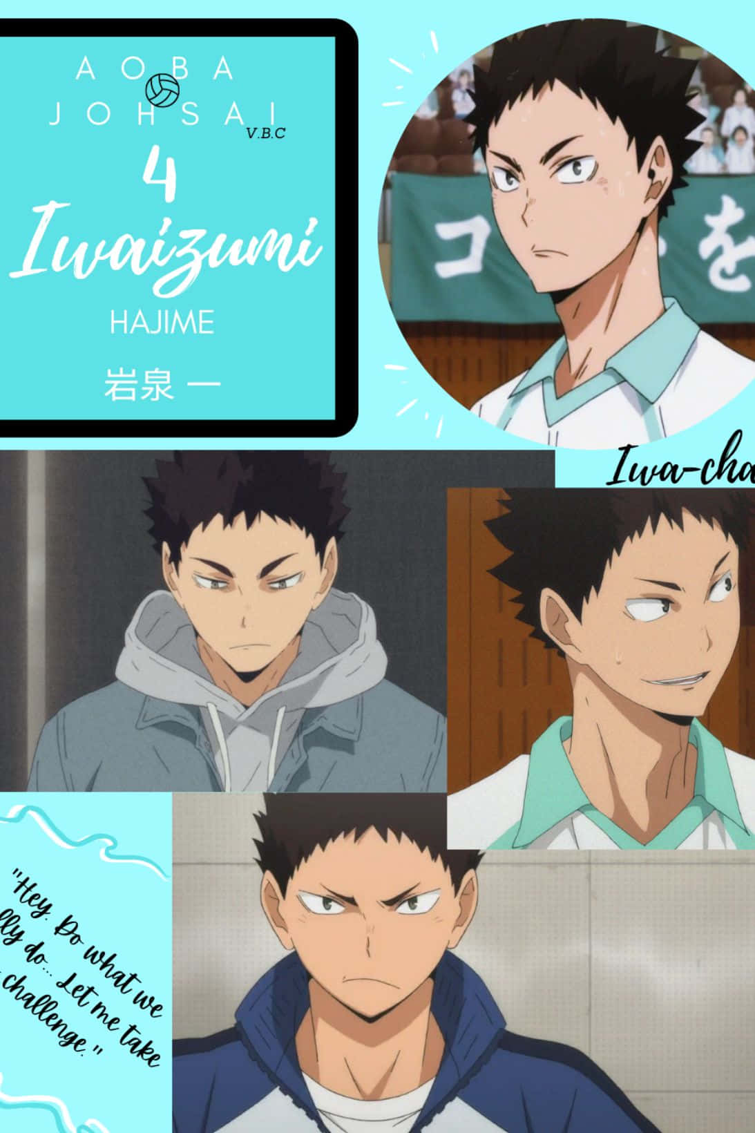 Caption: Iwaizumi Hajime Striking A Pose In His Volleyball Uniform Wallpaper