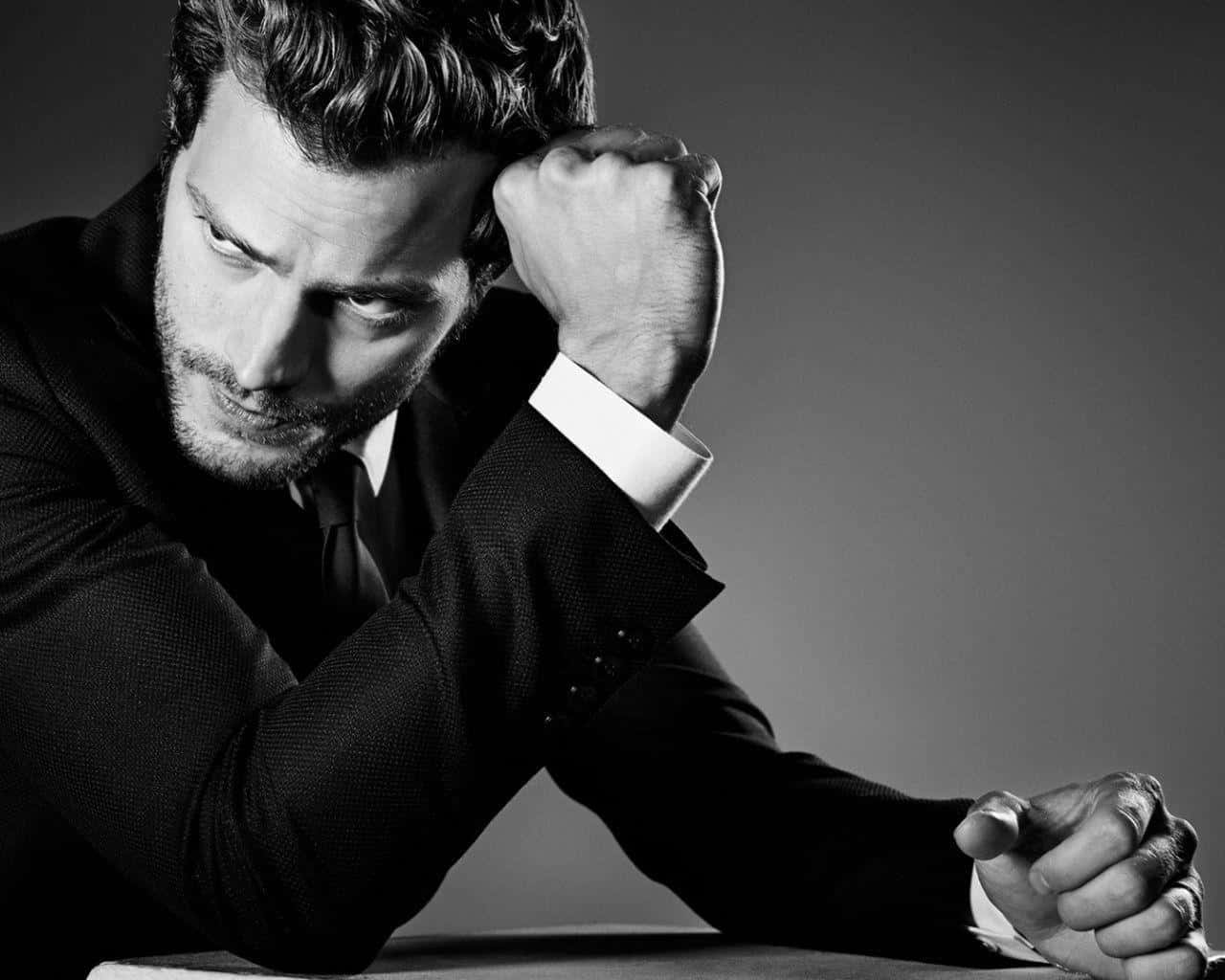 Caption: Jamie Dornan - Hollywood's Irish Charmer Wallpaper