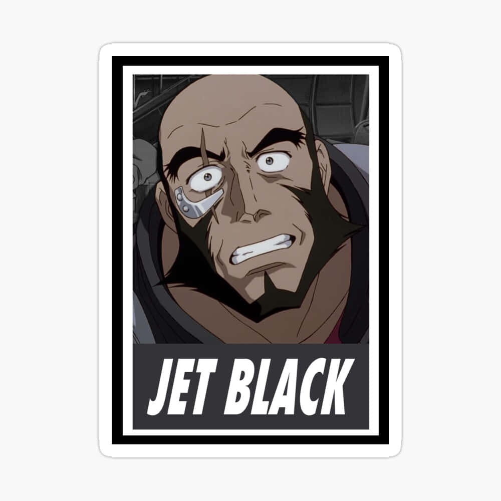 Caption: Jet Black, The Rugged Bounty Hunter From Cowboy Bebop Wallpaper