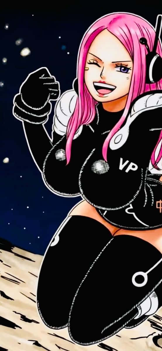 Caption: Jewelry Bonney - The Mysterious Pirate Queen Wallpaper