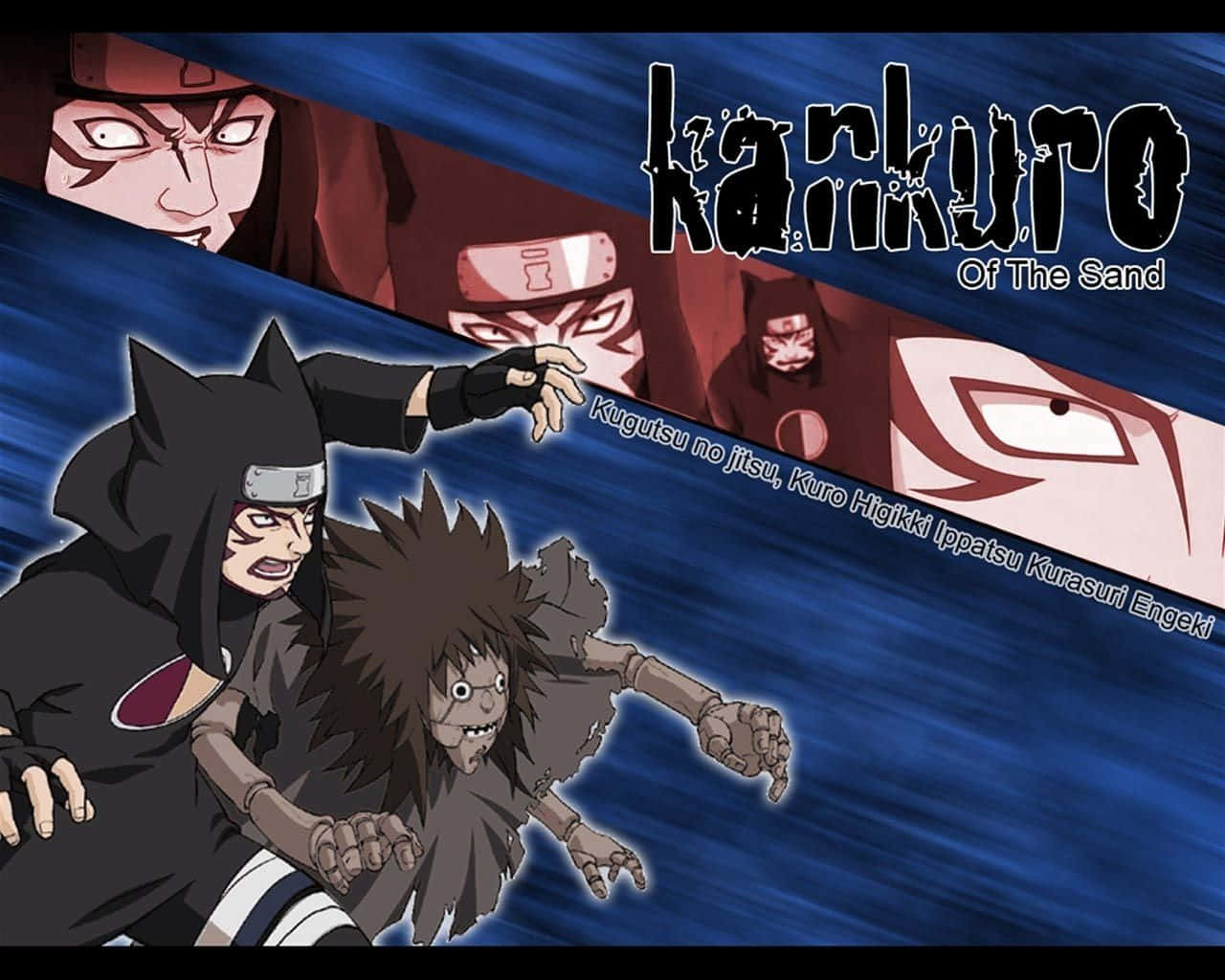 Caption: Kankuro, The Puppet Master Of Naruto Series Wallpaper