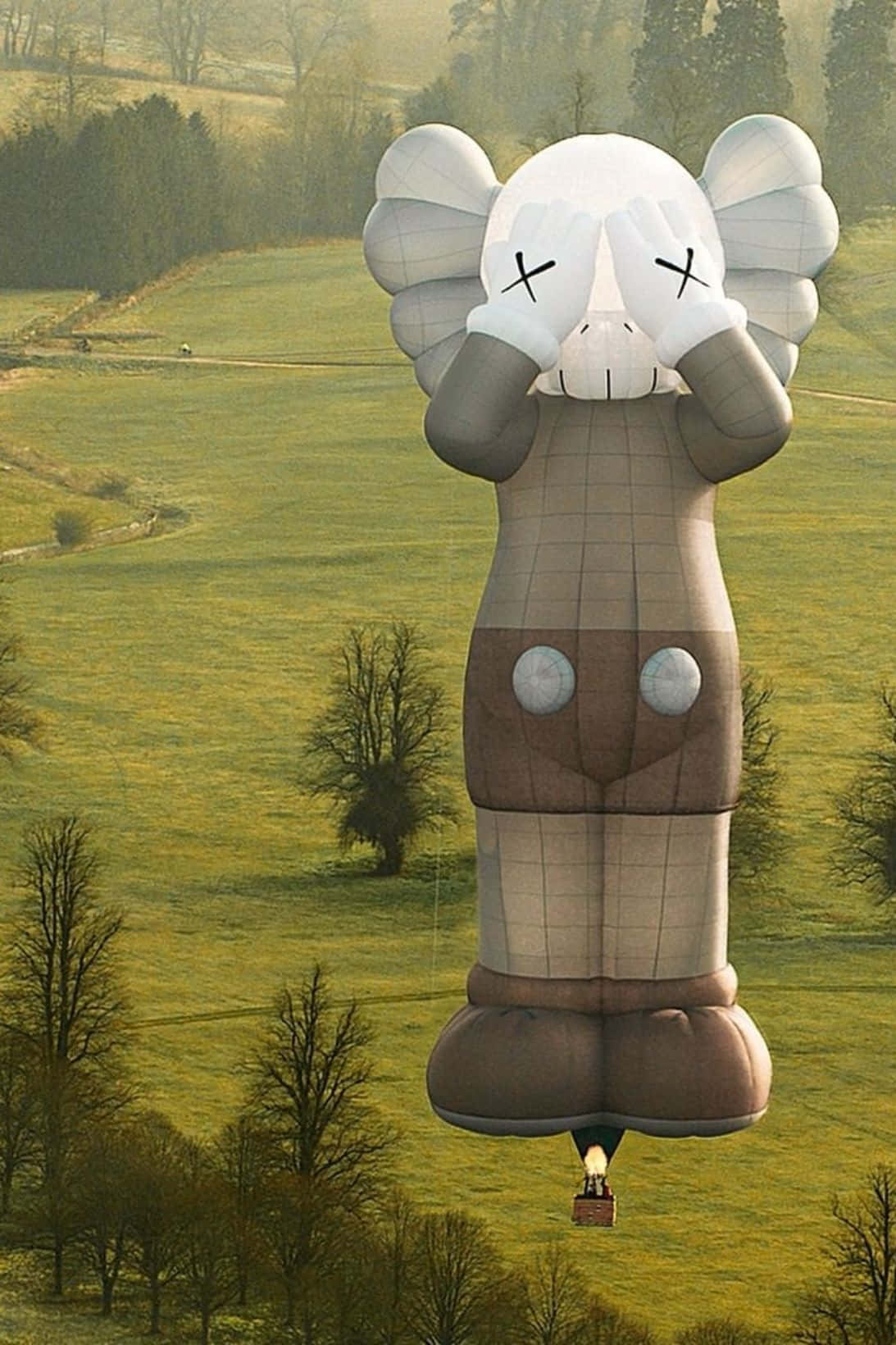 Caption: Kaws Holiday: A Playful Contemporary Art Installation Wallpaper