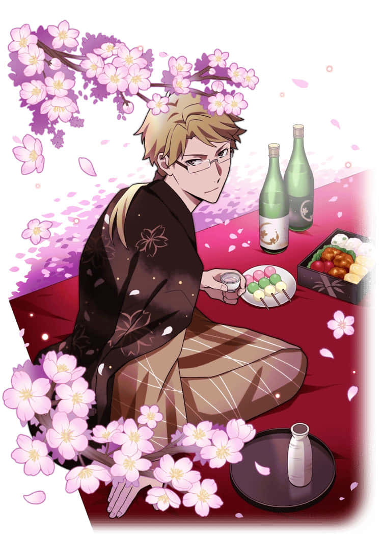 Caption: Kunikida Striking A Confident Pose Wallpaper